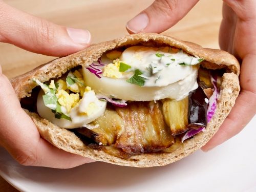 Israeli Sabich Sandwich