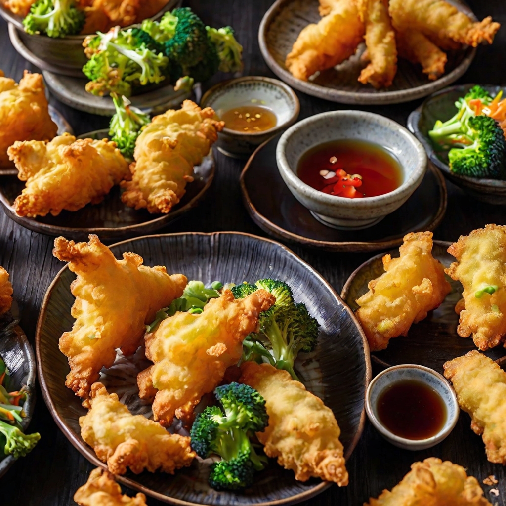 Japanese Beef and Vegetable Tempura