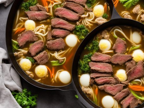 Japanese Beef Hot Pot (Sukiyaki)