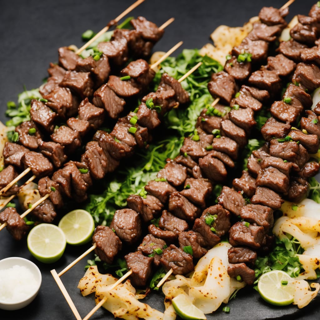 Japanese Beef Skewers (Yakitori)