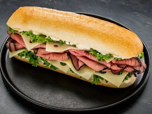 Jersey Mike's Roast Beef and Swiss Sub Recipe