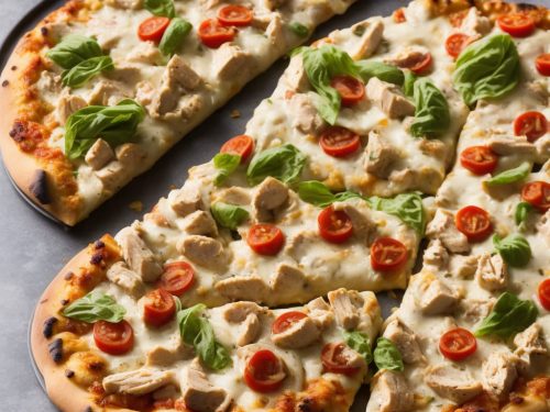 Jets' Chicken Alfredo Pizza