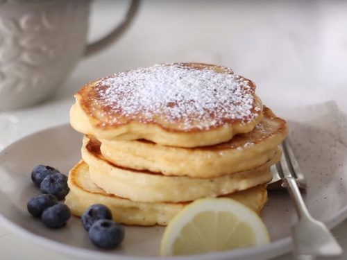 Katie Lee's Lemon Ricotta Pancakes