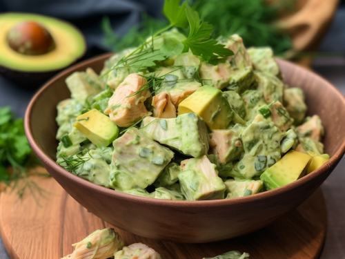 Keto Avocado Chicken Salad Recipe