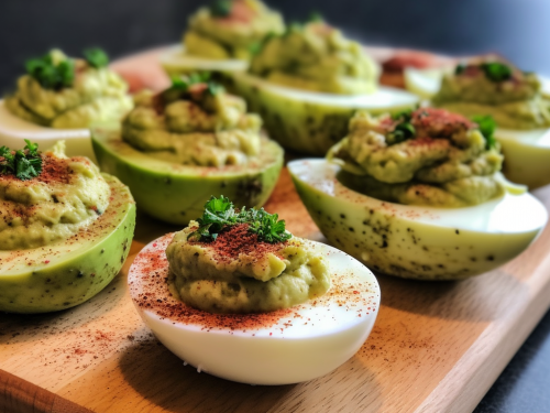 Keto Avocado Deviled Eggs Recipe