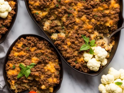 Keto Ground Beef and Cauliflower Shepherd's Pie Recipe