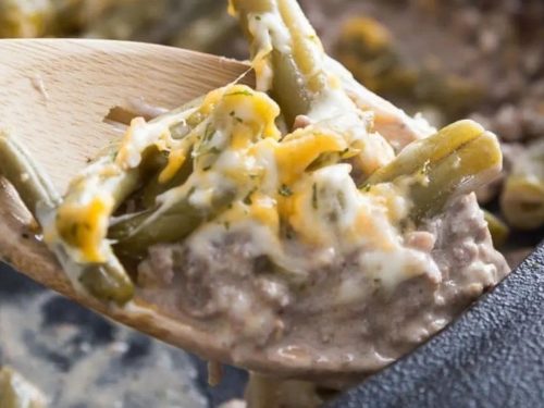 Keto-Hamburger-and-Green-Bean-Casserole-Recipe