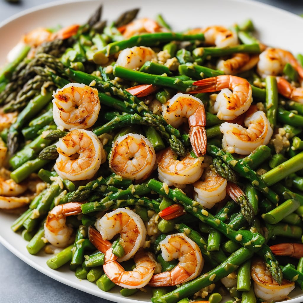 Keto Shrimp and Asparagus Stir-Fry Recipe