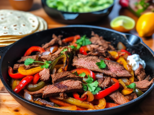 Keto Skirt Steak Fajitas Recipe