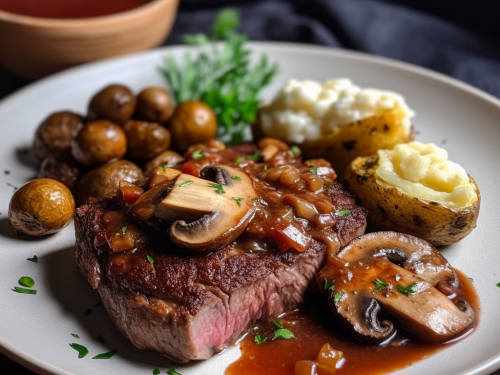 Keto Steak and Mushroom Skillet Recipe