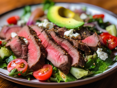 Keto Steak Salad Recipe