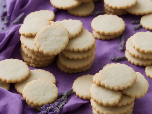 Lavender Shortbread Cookies