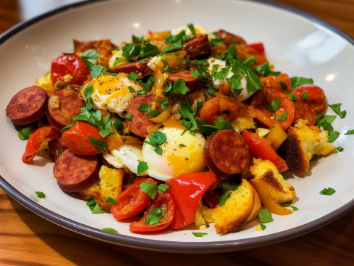 Le Peep's Chorizo Scramble Recipe