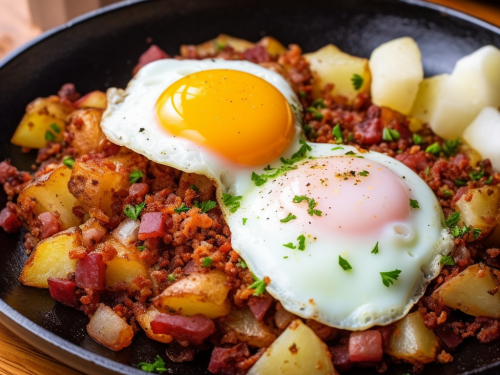 Le Peep's Corned Beef Hash Recipe