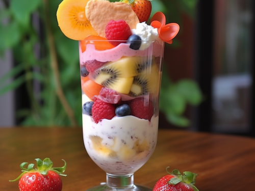 Le Peep's Fresh Fruit Parfait