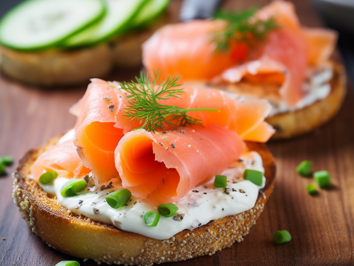 Le Peep's Smoked Salmon Bagel Recipe