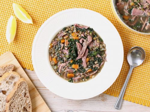 Leftover Lamb and Lentil Soup Recipe