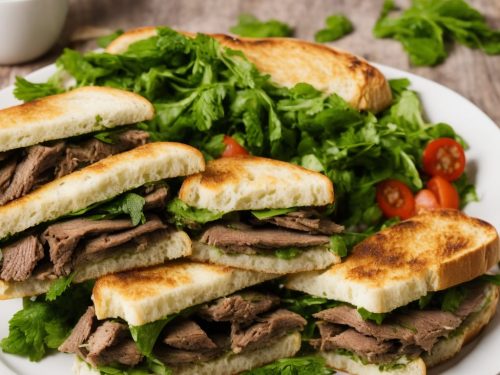 Leftover Lamb and Mint Sauce Sandwich Recipe