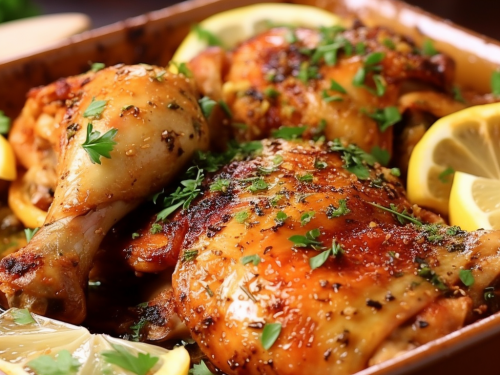 Lemon Garlic Baked Chicken Breast Recipe