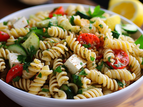 Lemon Pepper Pasta Salad Recipe