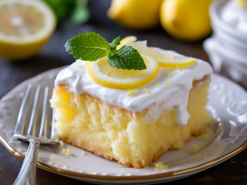 Lemon Poke Cake Recipe