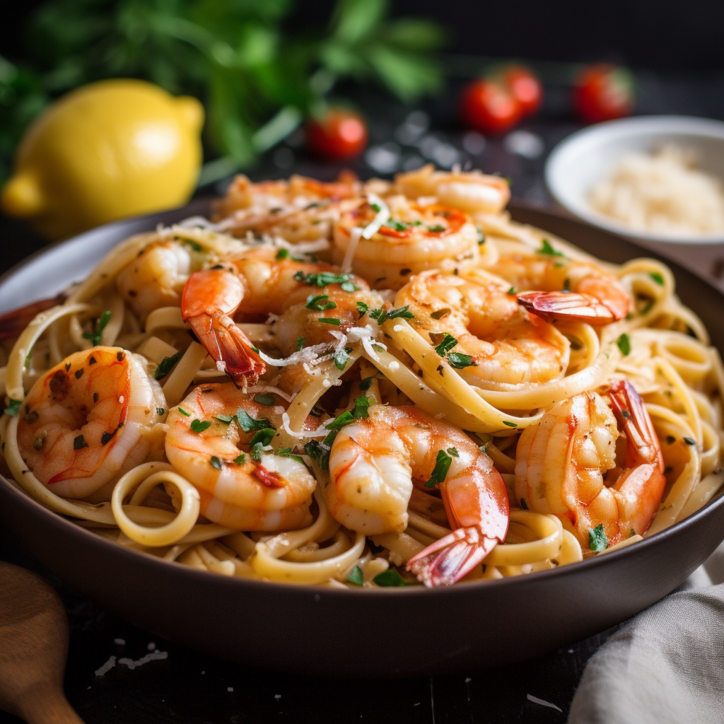 Linguine with Shrimp Scampi Recipe