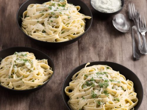 Louise's Italian Cafe Fettuccine Alfredo Recipe