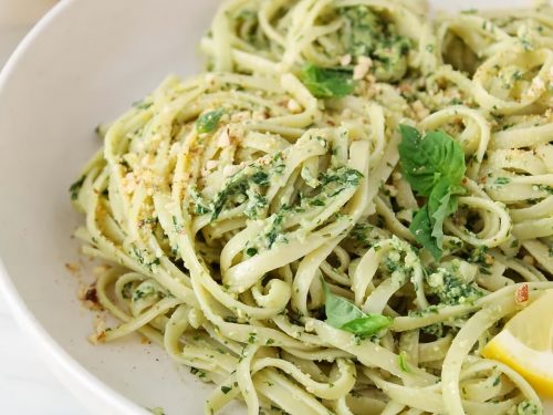 Louise's Italian Cafe Pesto Pasta Recipe