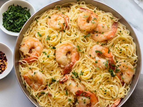 Louise's Italian Cafe Shrimp Scampi Recipe