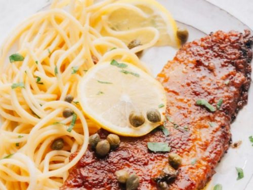 Louise's Italian Cafe Veal Piccata Recipe