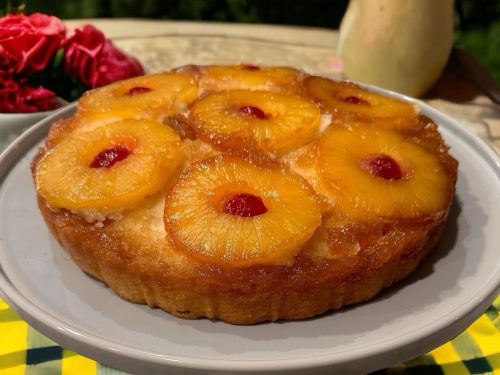 Low-Calorie-Pineapple-Upside-Down-Cake-Recipe