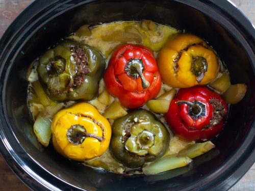 Low-Calorie-Slow-Cooker-Stuffed-Peppers-Recipe