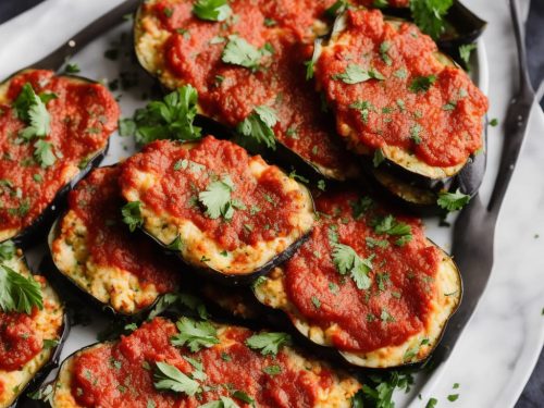 Low Carb Air Fryer Eggplant Parmesan Recipe