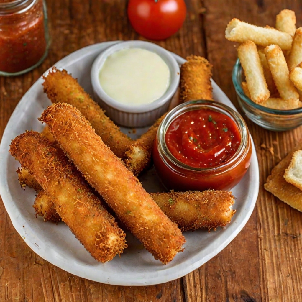 Low Carb Air Fryer Mozzarella Sticks Recipe