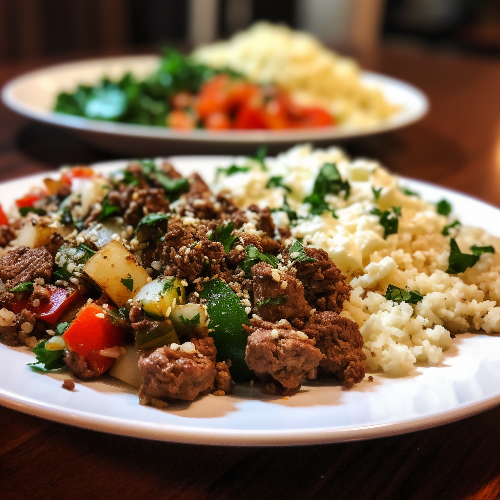 Low Carb Beef and Cauliflower Rice Recipe