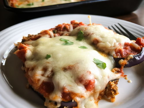 Low Carb Eggplant Parmesan Casserole Recipe