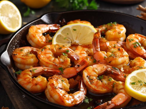 Low Carb Lemon Garlic Shrimp Recipe