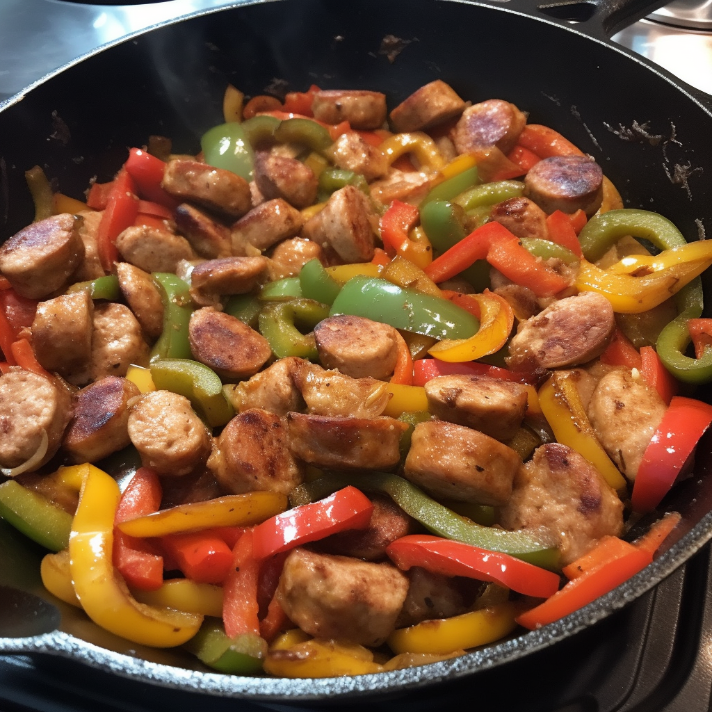 Low Carb Sausage and Peppers Recipe