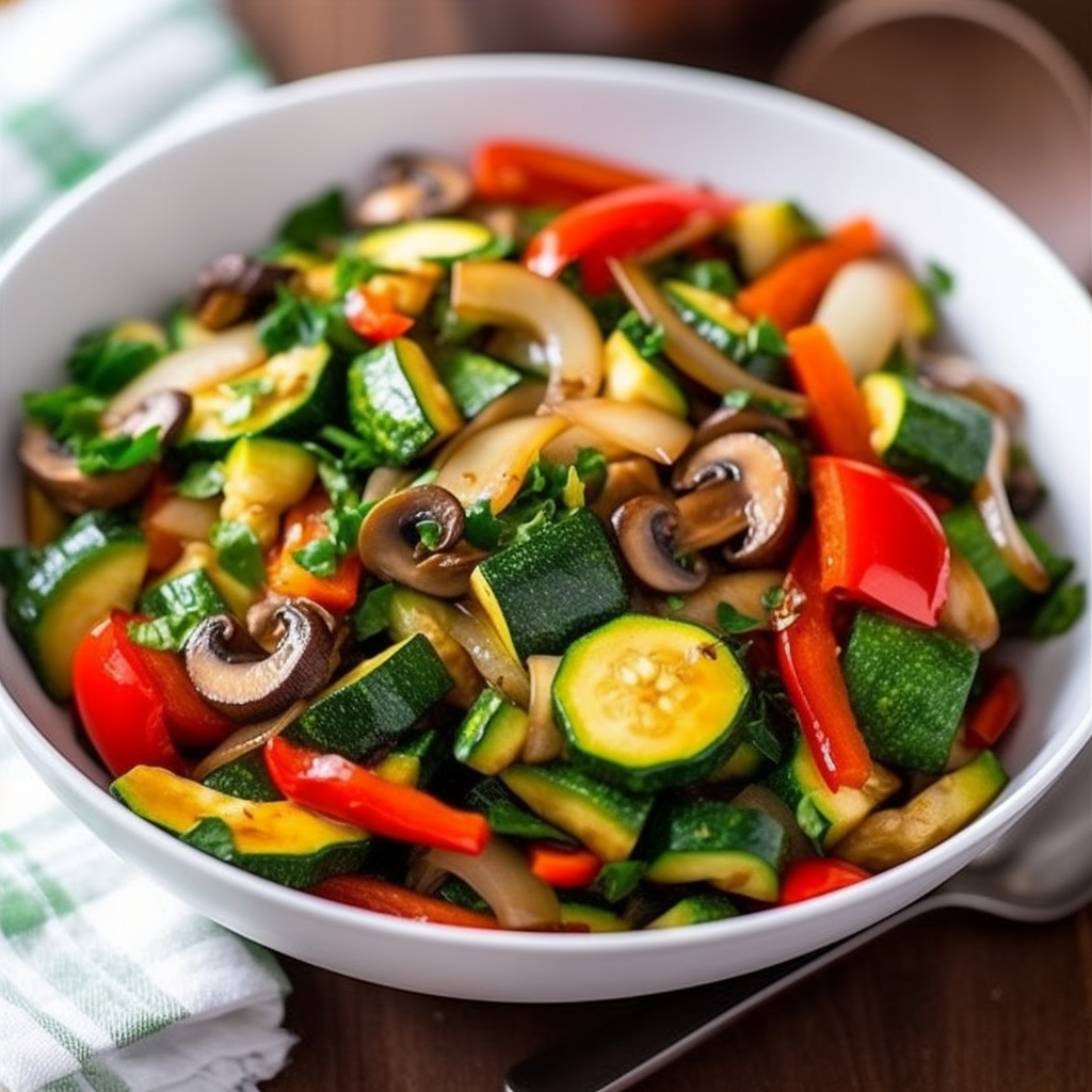 Low Carb Stir Fried Vegetables Recipe