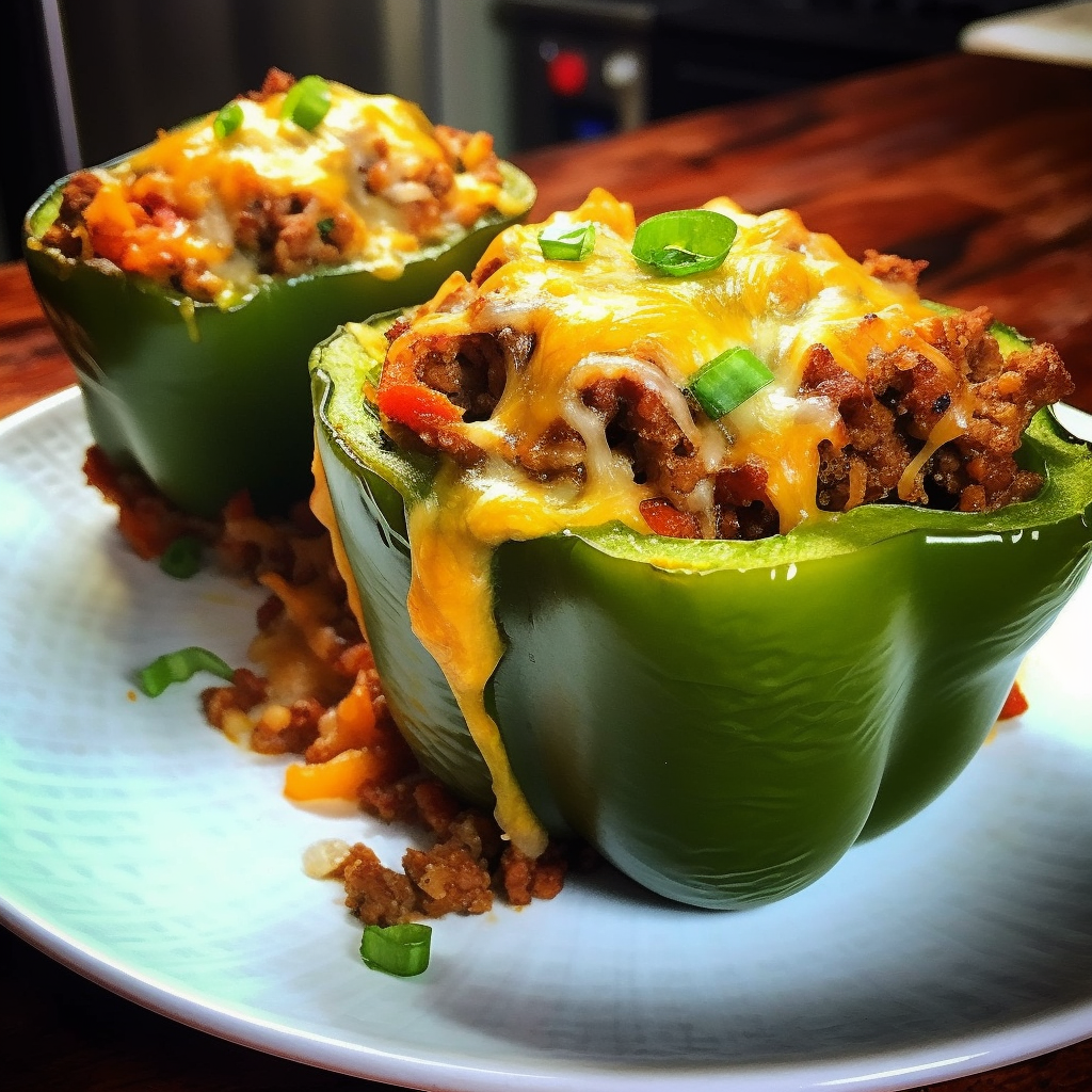 Low Carb Stuffed Bell Peppers