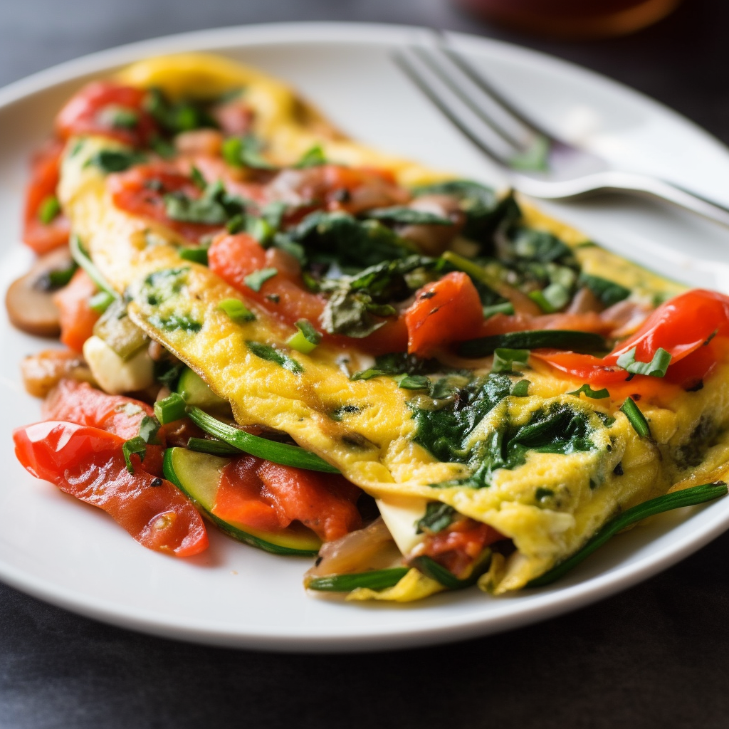 Low Carb Veggie Omelette Recipe