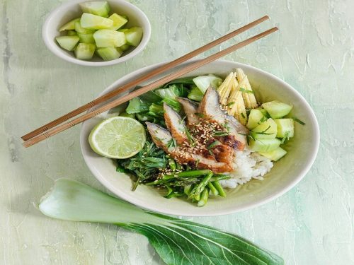 Mackerel Poke Bowl