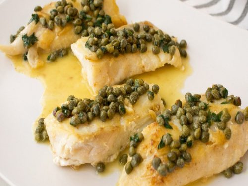 Mackerel with Caper Sauce Recipe