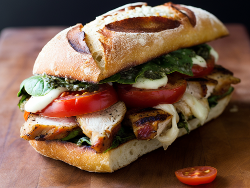 Mediterranean Chicken Sandwich