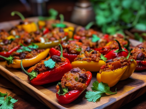 Mexican Stuffed Mini Peppers