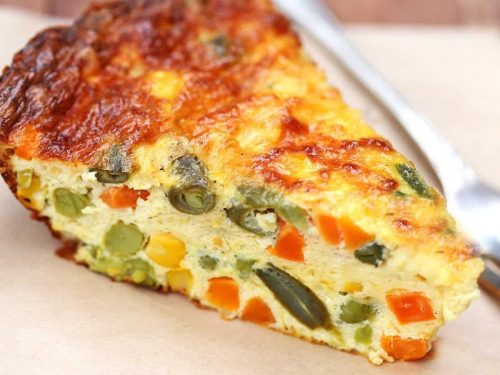 Mixed Vegetable Quiche Recipe