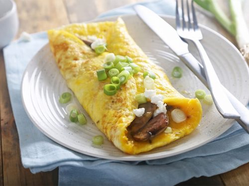 Morel Mushroom and Goat Cheese Omelette Recipe