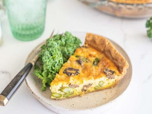 Morel Mushroom and Gruyere Quiche Recipe