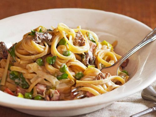 Morel Mushroom and Pea Pasta Recipe