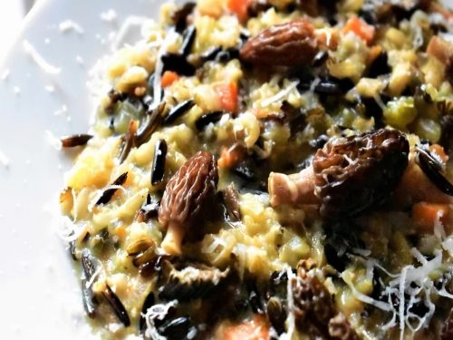 Morel Mushroom and Wild Rice Pilaf Recipe